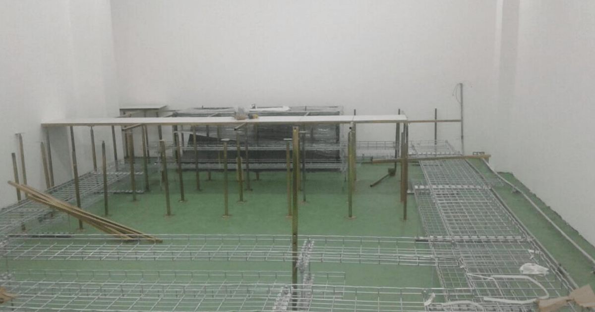 Instalación de piso técnico