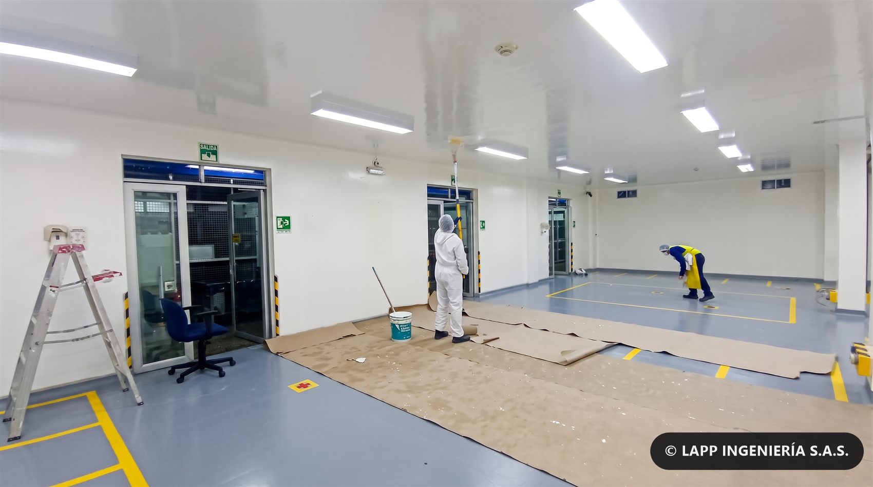 Adecuación y acabados de un área técnica antes de la entrega