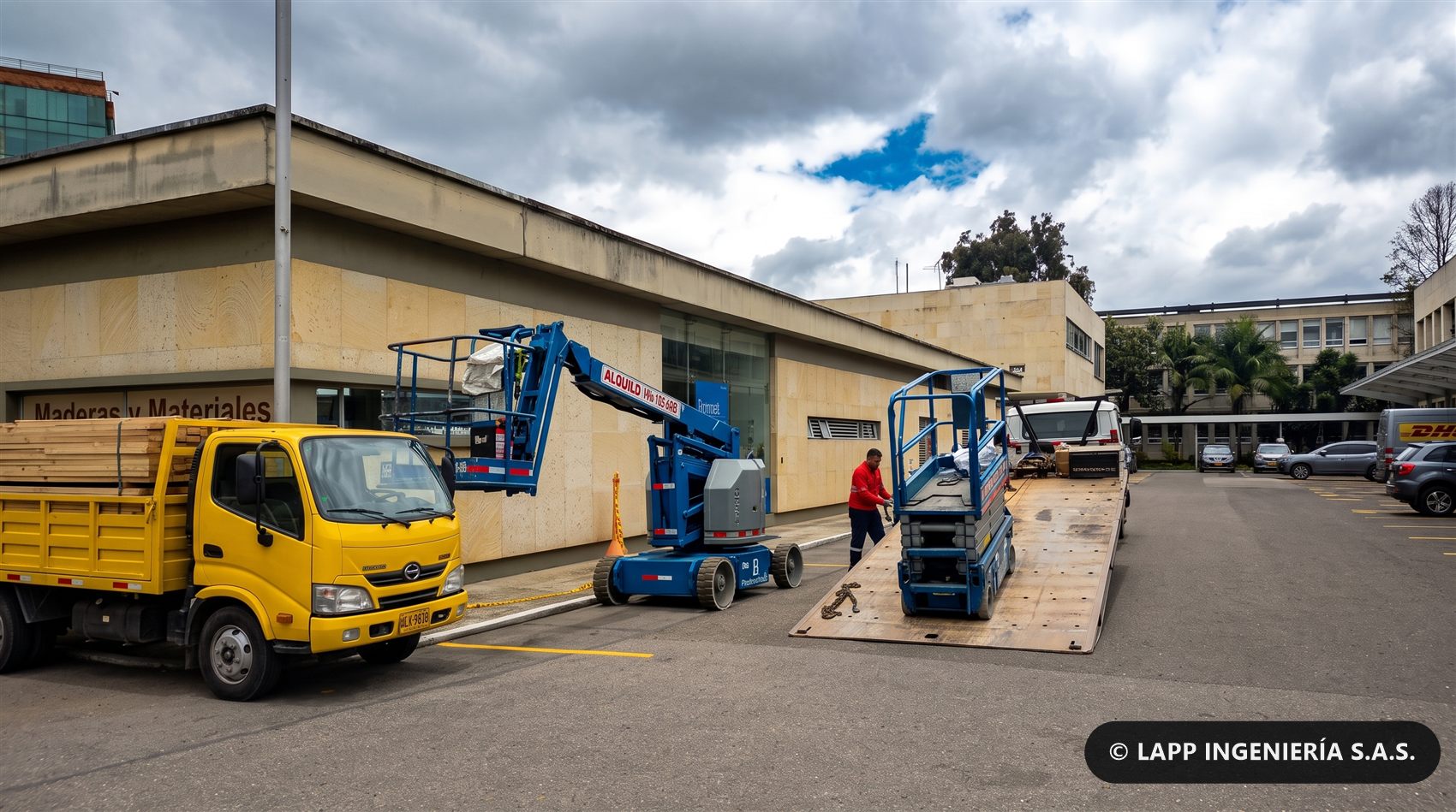 Movilización de equipos de LAPP Ingeniería a un frente de obra