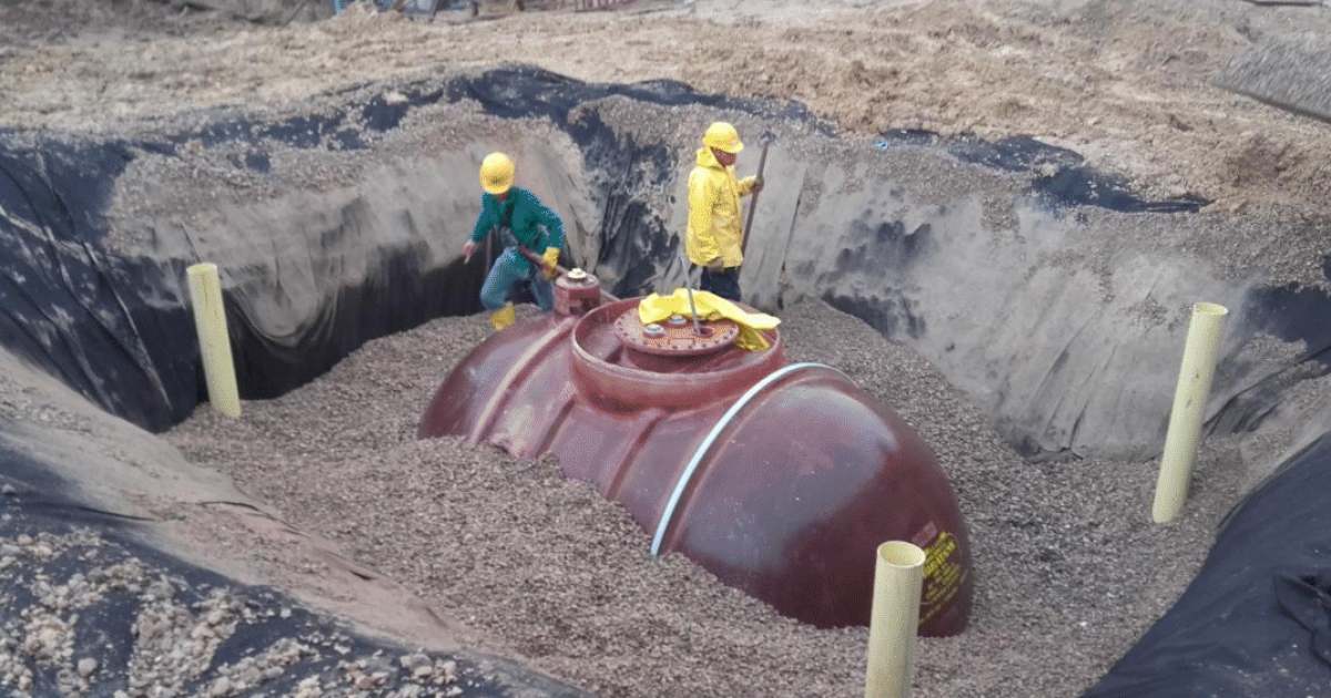 Instalación de Tanques de Combustible